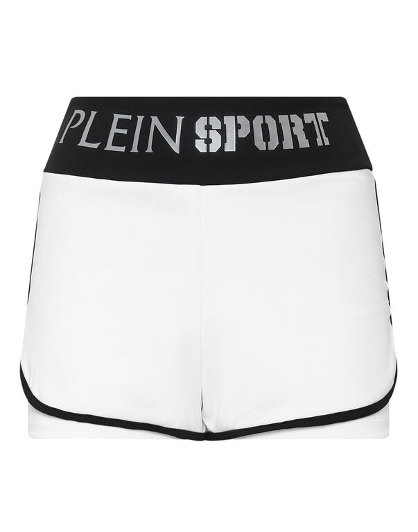 plein sport Jogging Shorts white