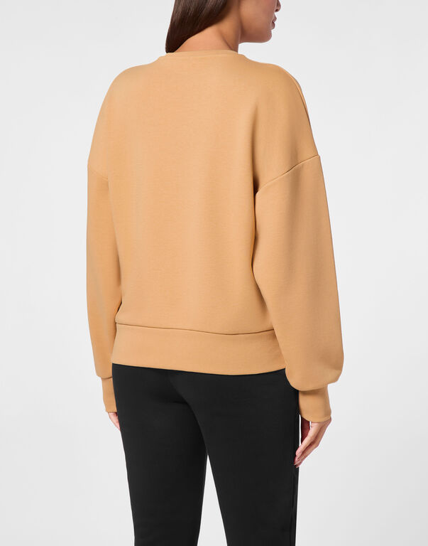 Plein Sport Jogging Sweatshirt LS Beige