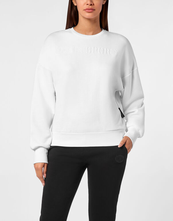 Plein Sport Jogging Sweatshirt LS White