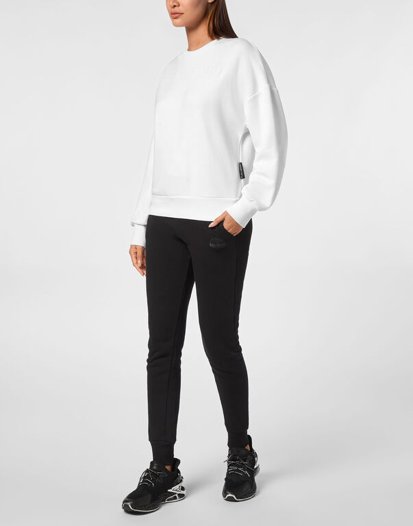 Plein Sport Jogging Sweatshirt LS White