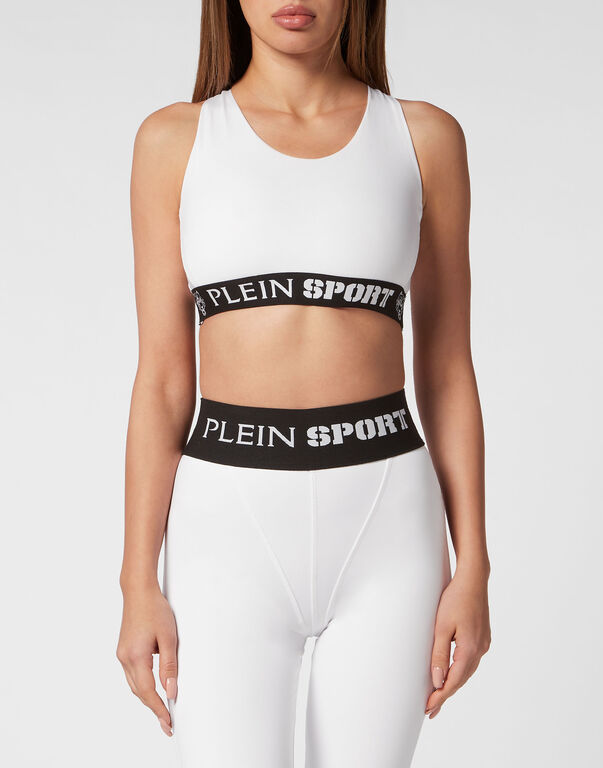Plein Sport Jogging Top Basic White