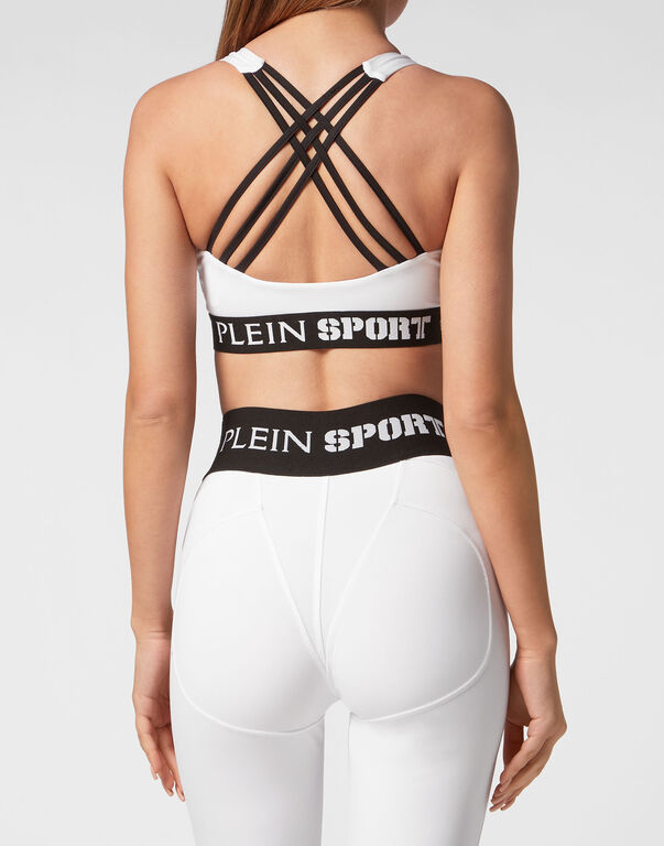 Plein Sport Jogging Top Basic White