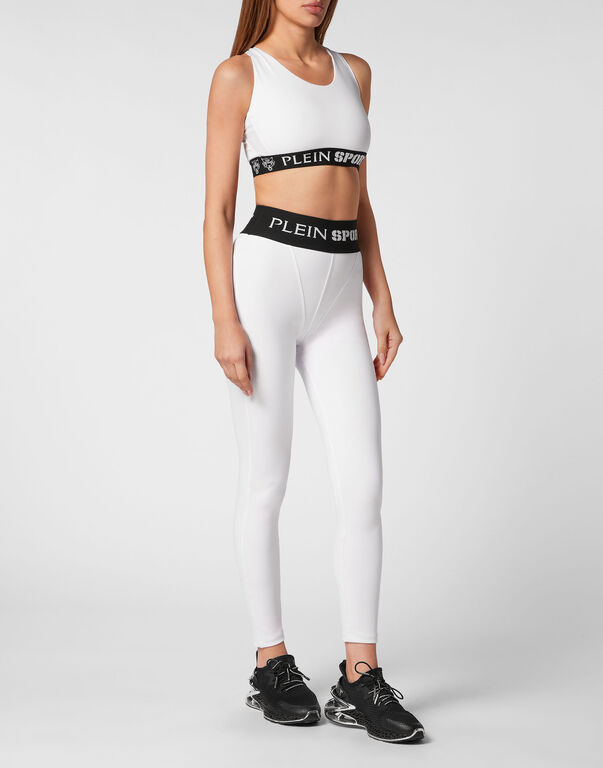 Plein Sport Jogging Top Basic White