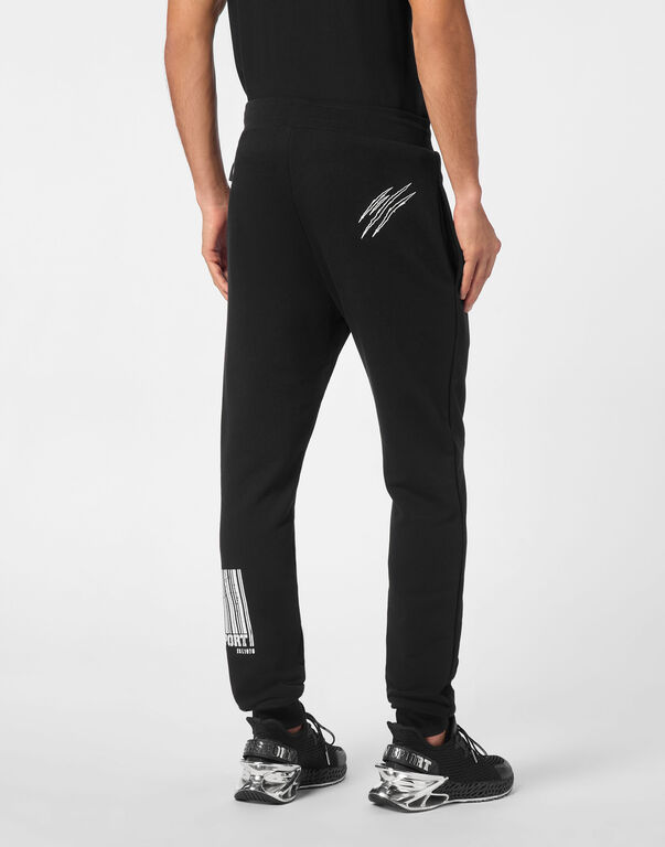 Plein Sport Jogging Trousers Barcode Black