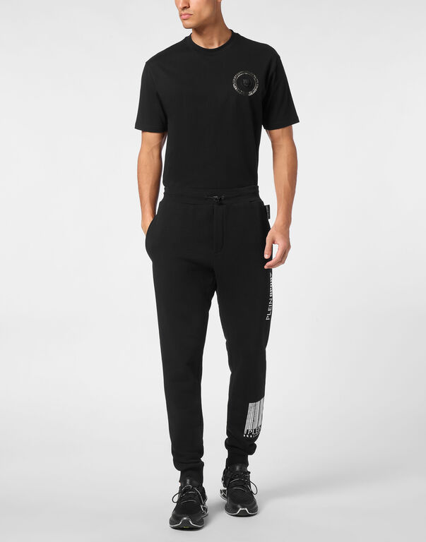 Plein Sport Jogging Trousers Barcode Black