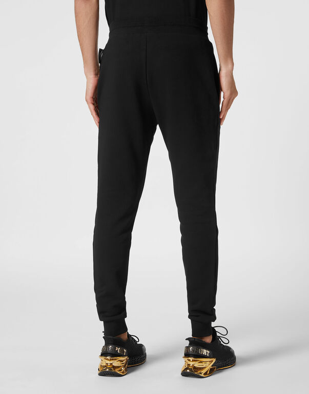 Plein Sport Jogging Trousers Black / Gold