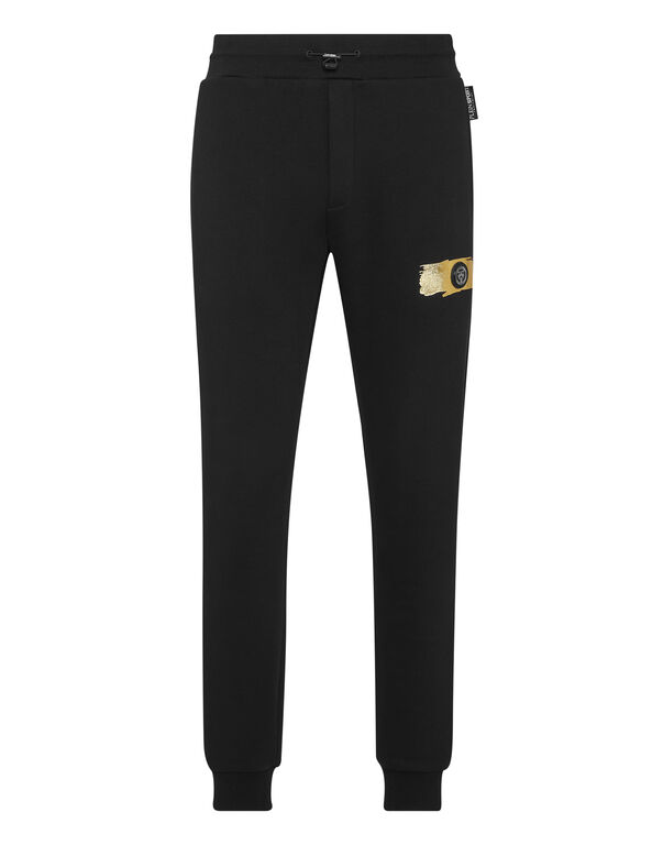 plein sport Jogging Trousers black / gold