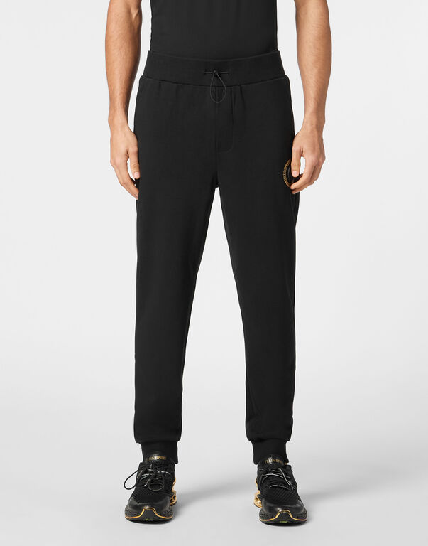 Plein Sport Jogging Trousers Tiger Black