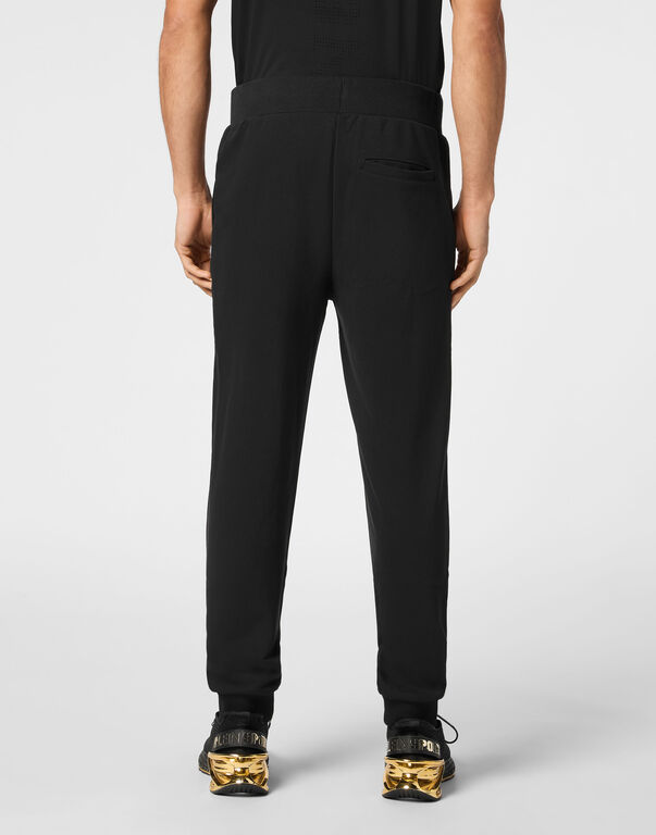 Plein Sport Jogging Trousers Tiger Black