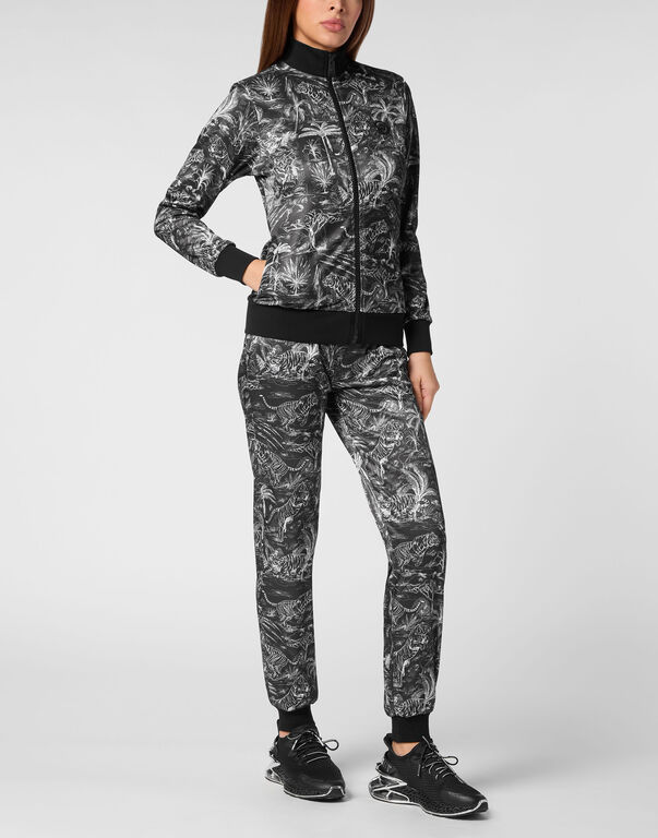 Plein Sport Jooging Set: Top/Trousers Tiger Black