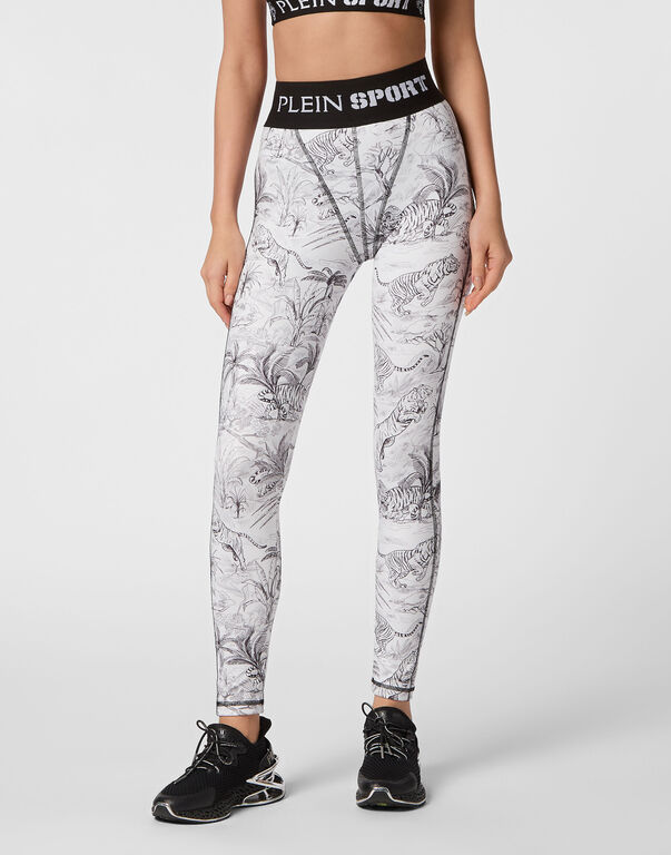 Plein Sport Leggins White