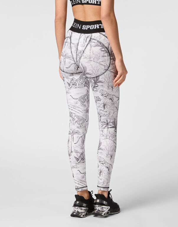Plein Sport Leggins White