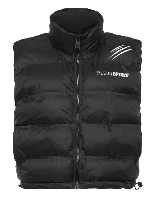 plein sport Lightweight Padded Vest Scratch black