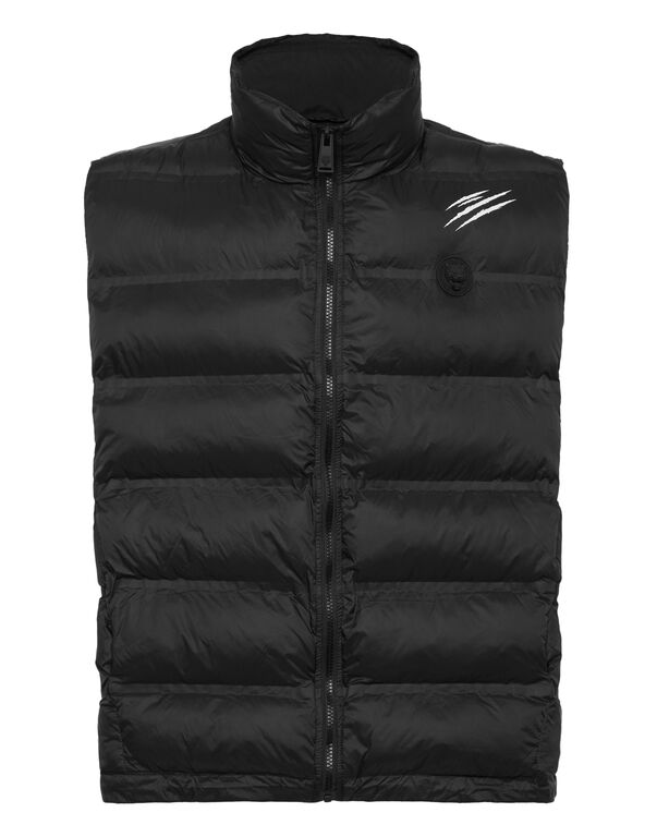 plein sport Lightweight Padded Vest Scratch black