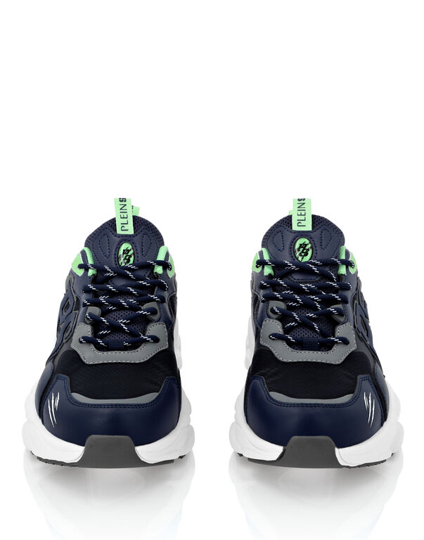 plein sport Lo-Top Sneakers Dark grey+dark blue