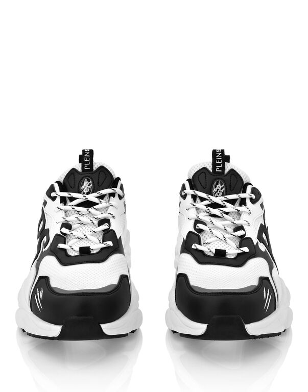 plein sport Lo-Top Sneakers White/greenfluo