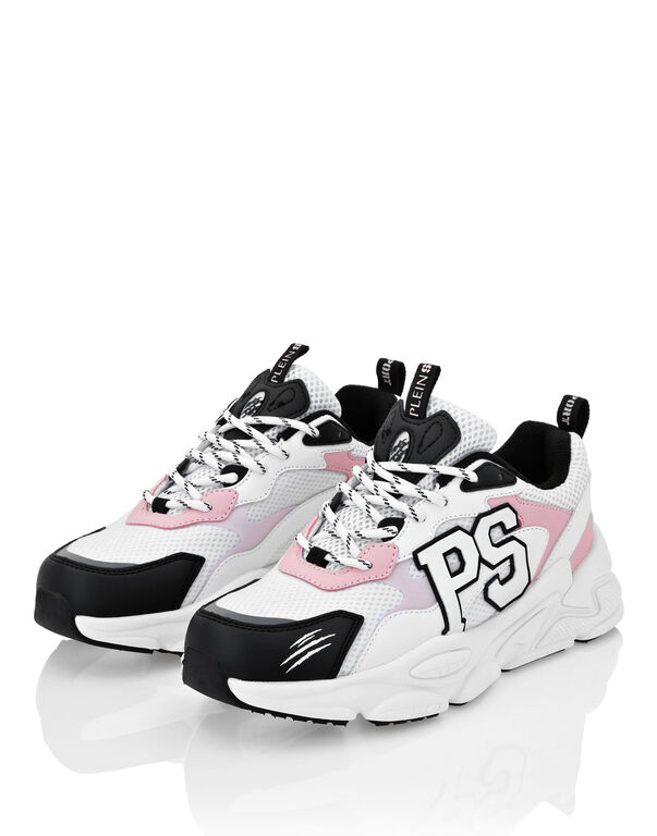 Plein Sport Lo-Top Sneakers White / Rose