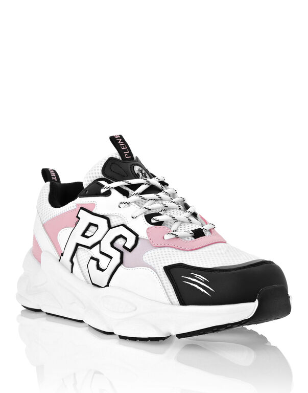 Plein Sport Lo-Top Sneakers White / Rose