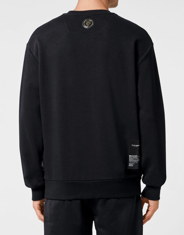 Plein Sport Longsleeve Sweatshirt Tiger Black / Gold