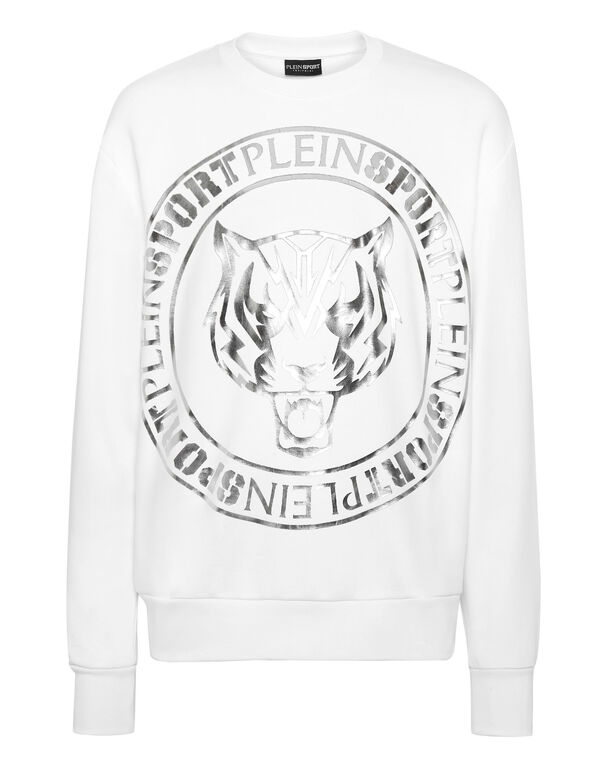 plein sport Longsleeve Sweatshirt Tiger white