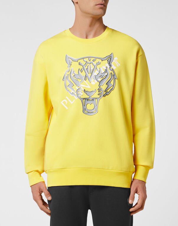 Plein Sport Longsleeve Sweatshirt Tiger Yellow