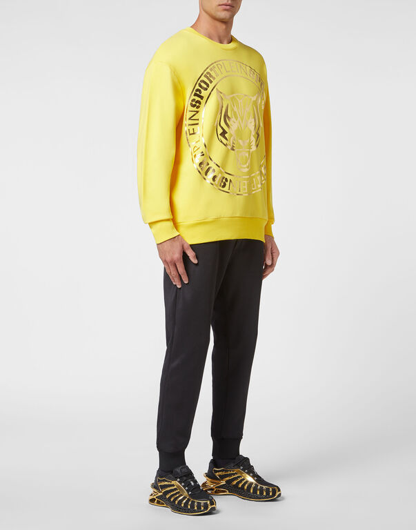 Plein Sport Longsleeve Sweatshirt Tiger Yellow