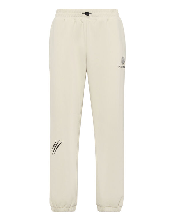 plein sport Loose Fit Jogging Pants Scratch grey