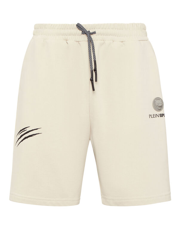 plein sport Loose Fit Jogging Shorts Scratch grey