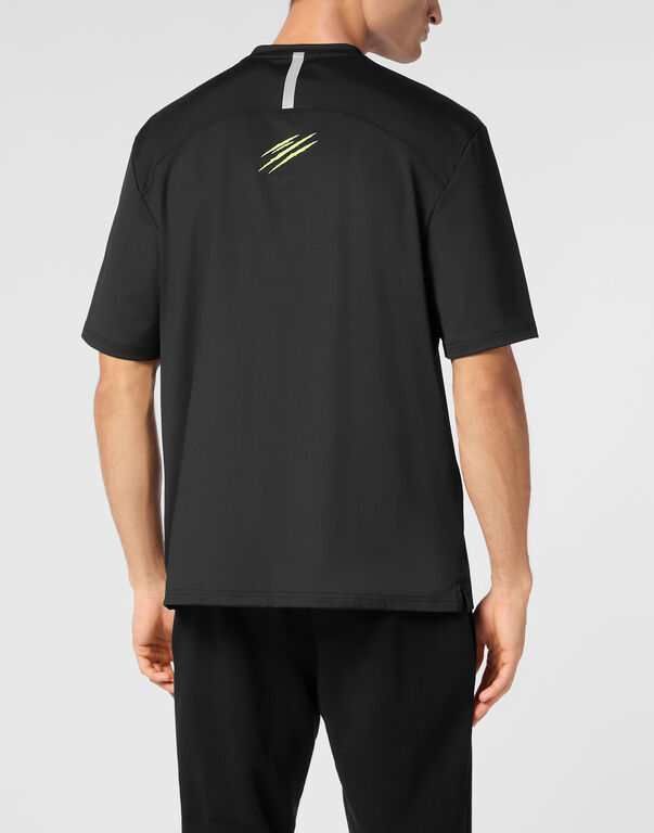 Plein Sport Micro Rib T-shirt Round Neck SS Black