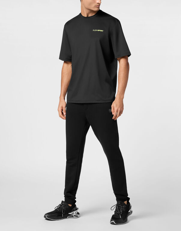 Plein Sport Micro Rib T-shirt Round Neck SS Black