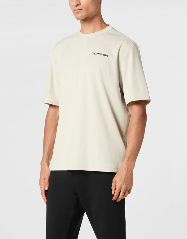 Plein Sport Micro Rib T-shirt Round Neck SS Grey