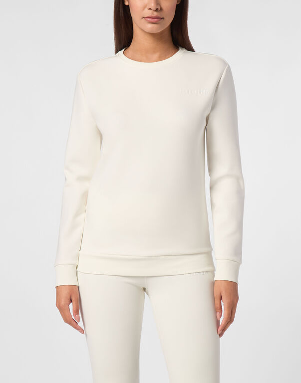 Plein Sport Modal Sweatshirt LS White