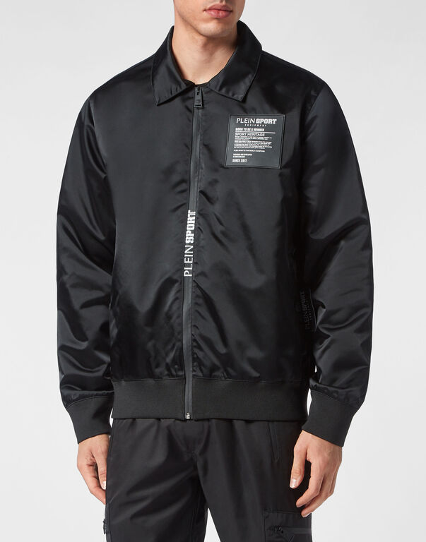 Plein Sport Nylon Bomber Black