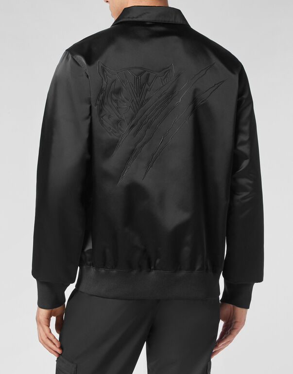 Plein Sport Nylon Bomber Black