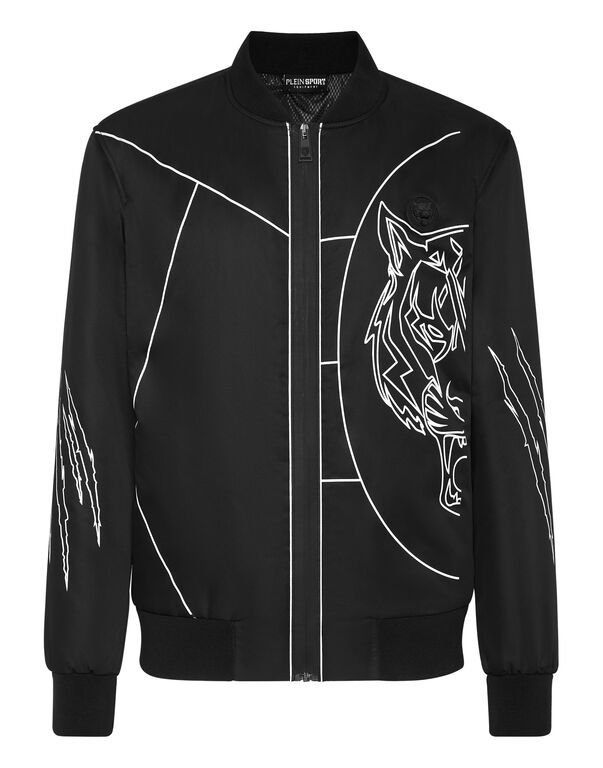 plein sport Nylon Bomber Tiger Court Edition black