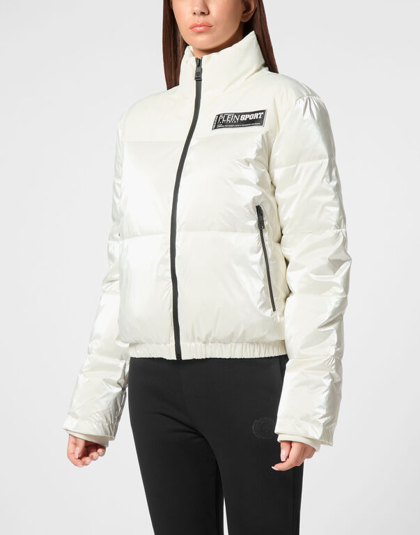 Plein Sport Nylon Bomber White