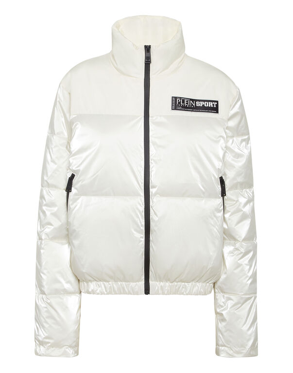 plein sport Nylon Bomber white