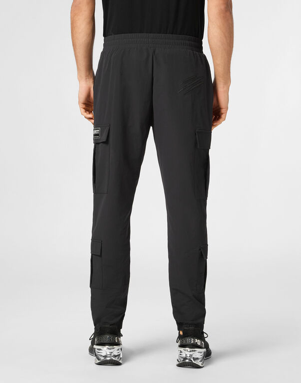 Plein Sport Nylon Jogging Trousers Black