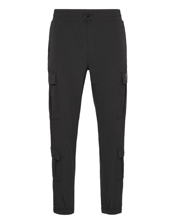 plein sport Nylon Jogging Trousers black