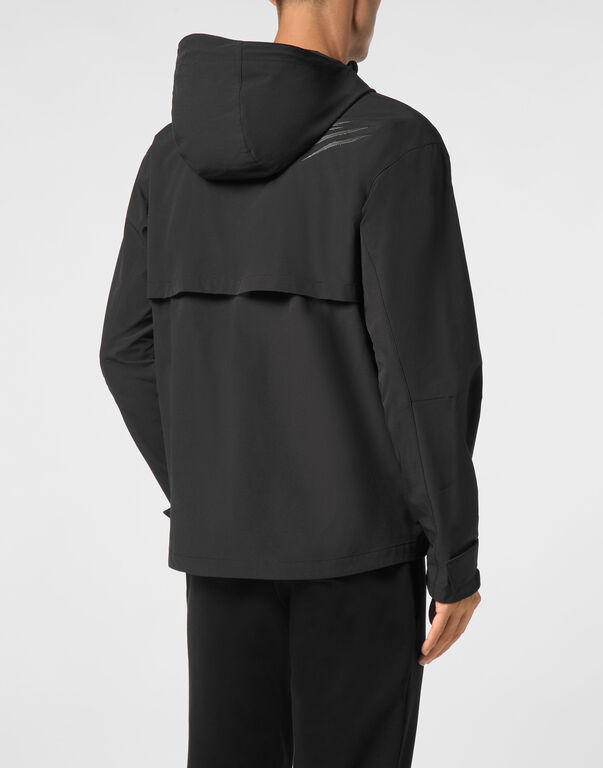 Plein Sport Nylon K-Way Jacket Black