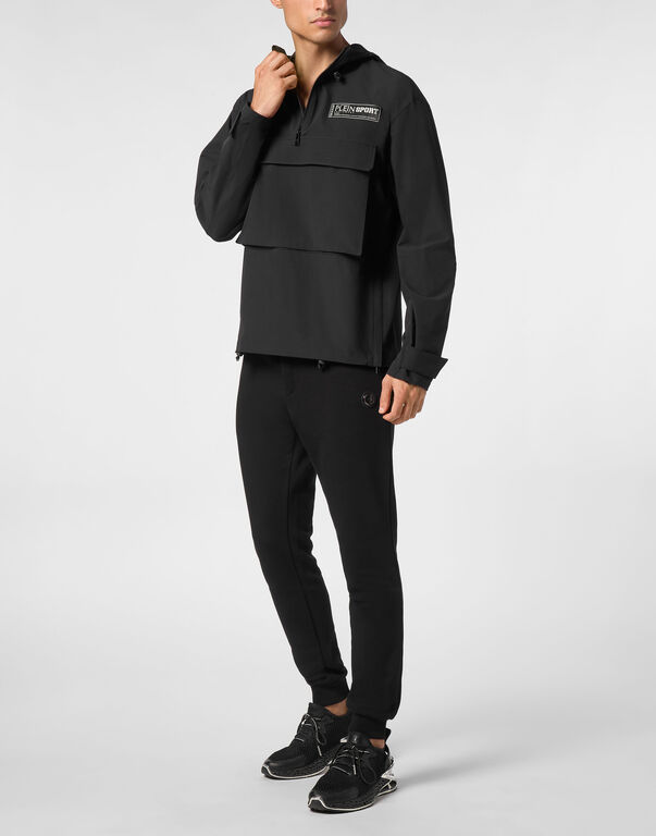 Plein Sport Nylon K-Way Jacket Black