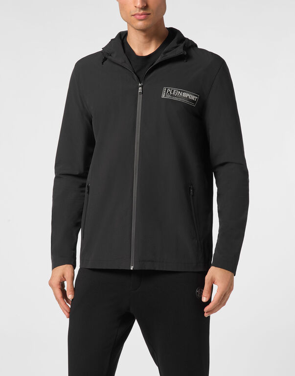 Plein Sport Nylon K-Way Jacket Black