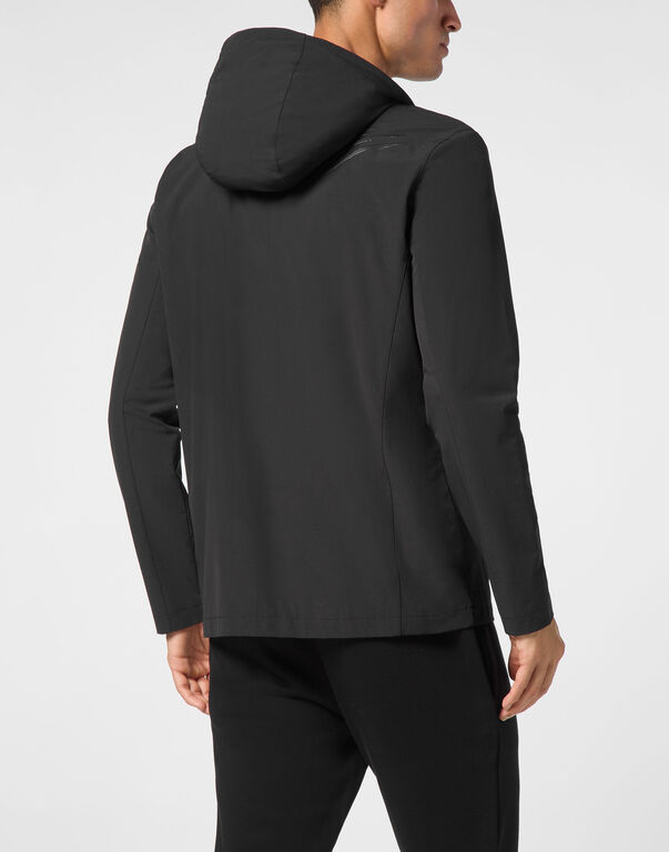 Plein Sport Nylon K-Way Jacket Black