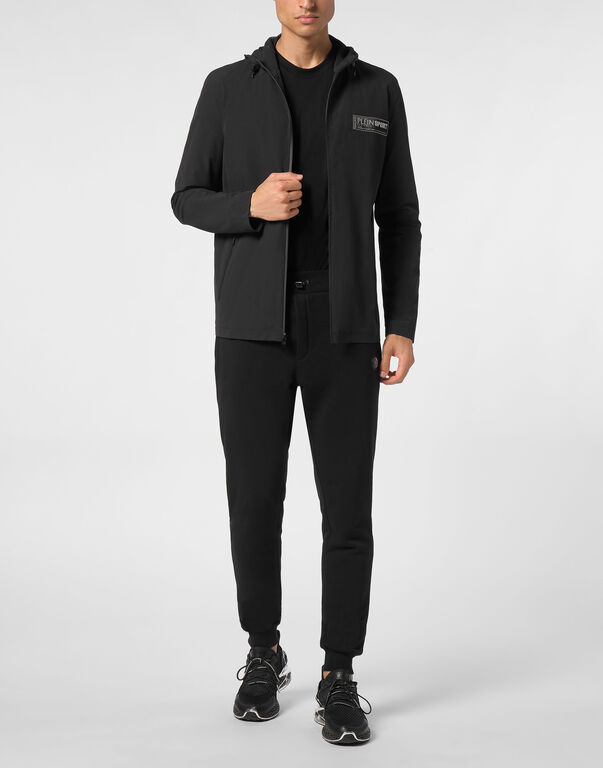 Plein Sport Nylon K-Way Jacket Black