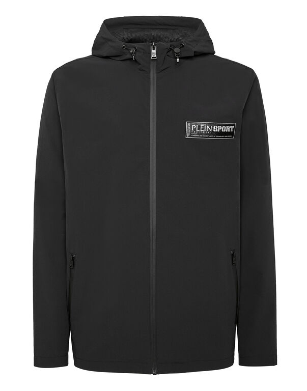 plein sport Nylon K-Way Jacket black