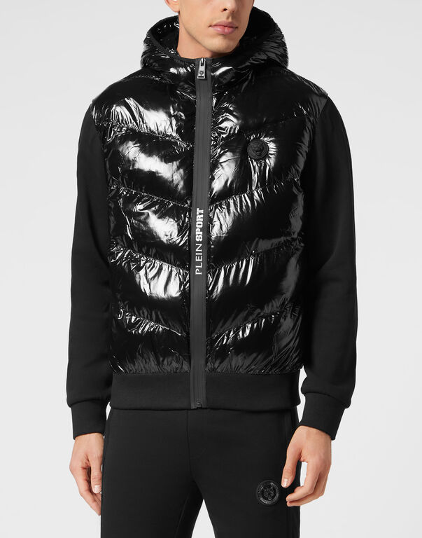 Plein Sport Nylon Padded Jacket Black