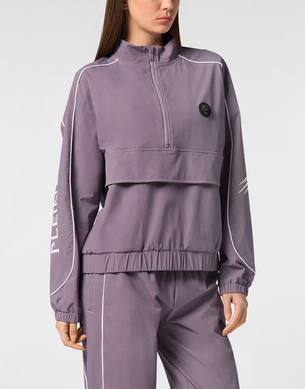 Plein Sport Nylon Piping Anorak LS Scratch Purple