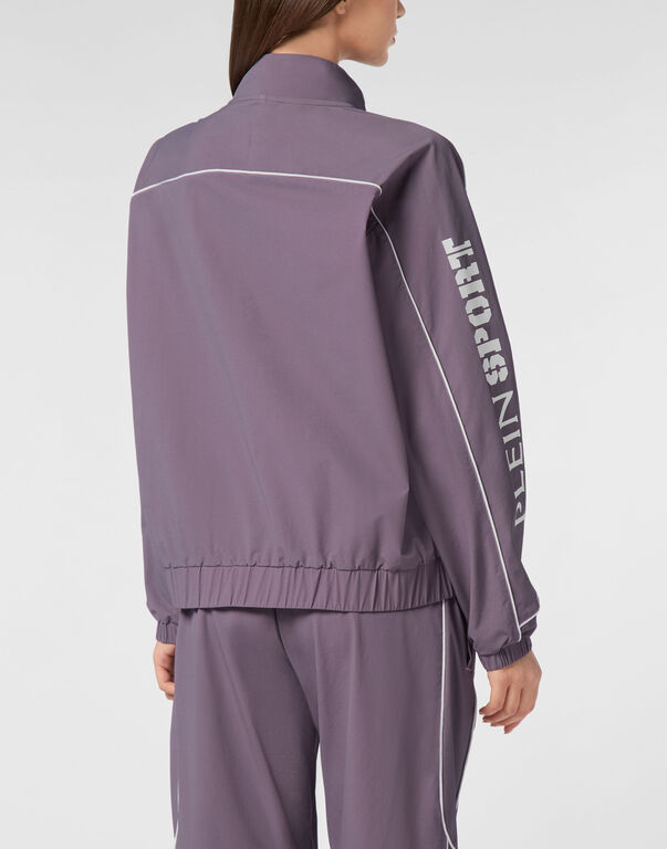 Plein Sport Nylon Piping Anorak LS Scratch Purple