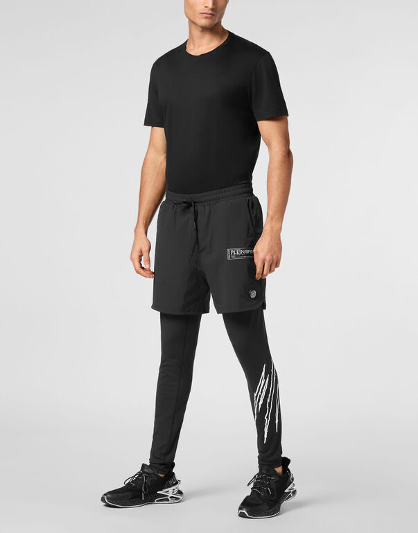 Plein Sport Nylon Running Trousers Black