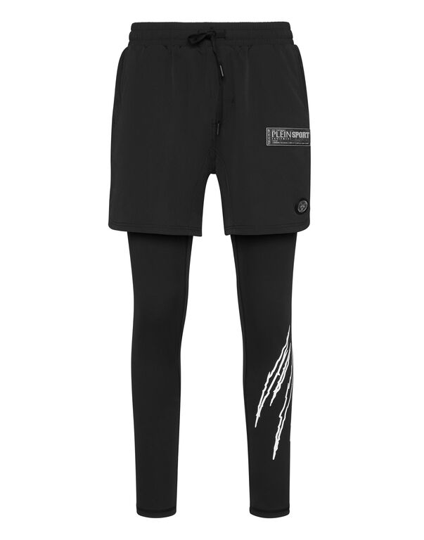 plein sport Nylon Running Trousers black